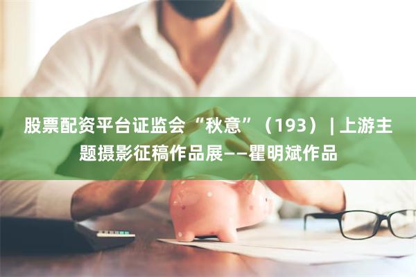 股票配资平台证监会 “秋意”（193） | 上游主题摄影征稿作品展——瞿明斌作品